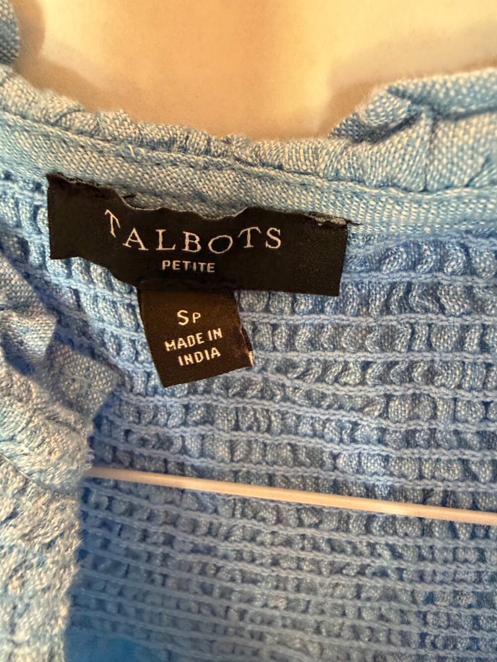 Talbots Linen Short Sleeve Shirt SP A-025 - Picture 3 of 5